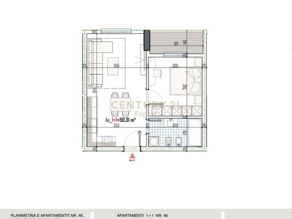 Appartamento 1+1 in vendita – Paskuqan, vicino al Grande Anello!