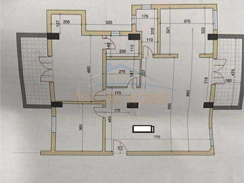 SHITET APARTAMENT 2+1+2 POSTE PARKIMI , MYSLYM SHYR