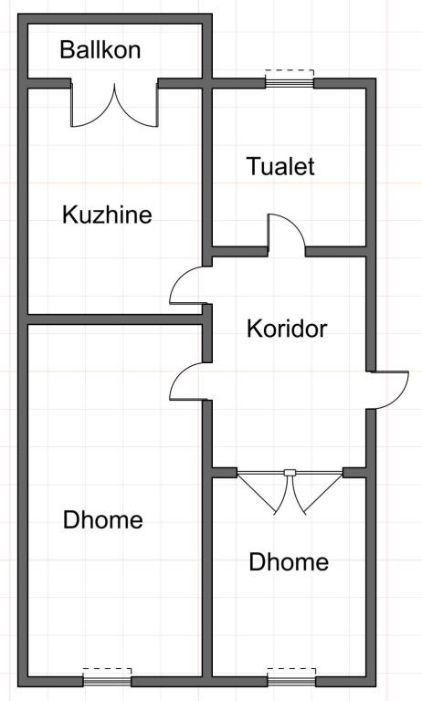 Shitet apartament 2+1 në Elbasan