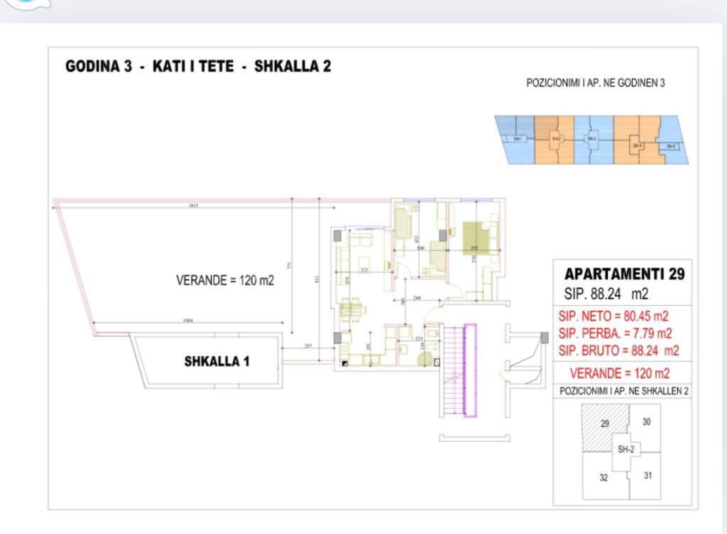 Appartamento Astir 2+1 +Veranda in vendita