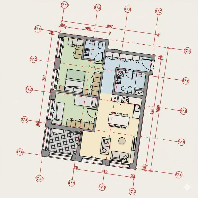 Appartamento 2+1 con posto auto in vendita ad Ali Demi, Tirana – 88 m², 170.000€
