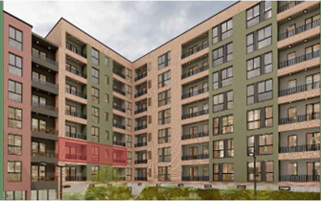 Appartamento 2+1 in vendita a Paskuqan, nella Residenza Ringside, Tirana