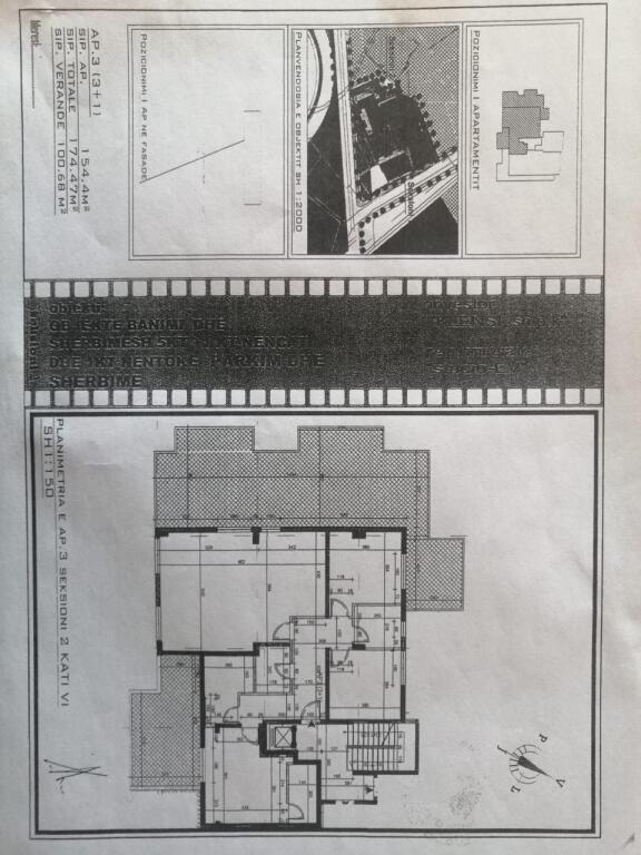 PENTHOUSE PER SHITJE në Fresk Sip 275m²
