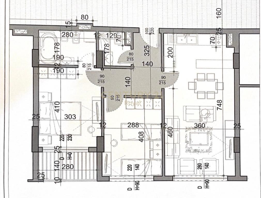 FOR SALE APARTMENT 2+1+2 NEAR CASA ITALIA