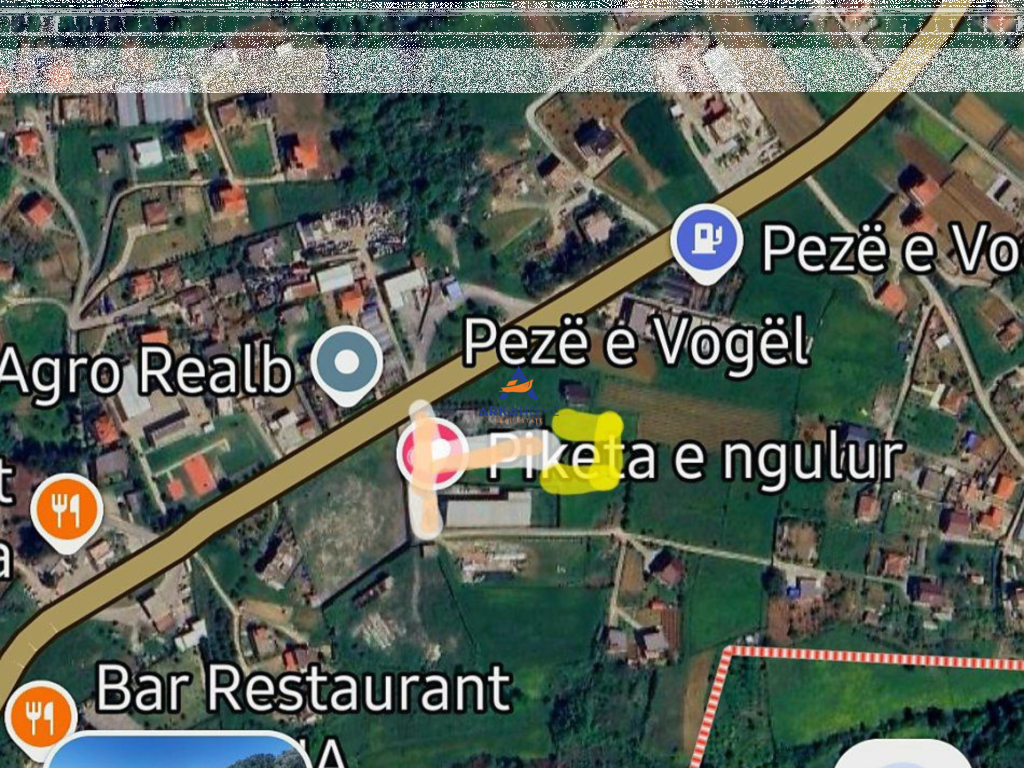 SHITET TOKE 2500M2 PER NDERTIM "PEZE E VOGEL" 162.500 EURO