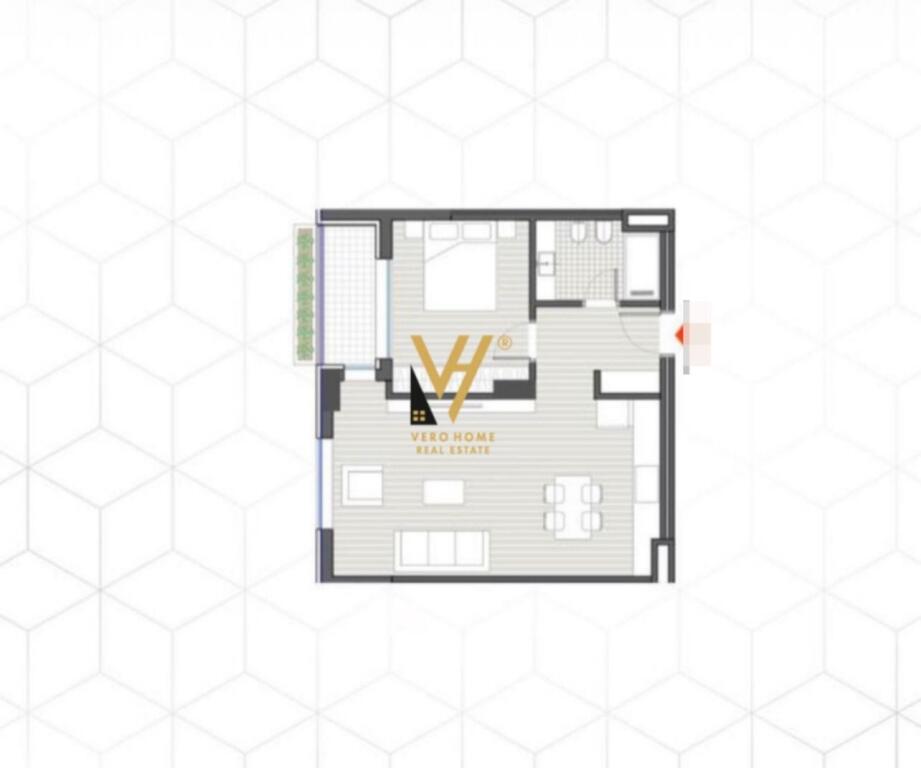 SHITET APARTAMENT 1+1+BLK TE GJIRI I LALZIT, KOMPLEKSI VARKA 142.230 EURO