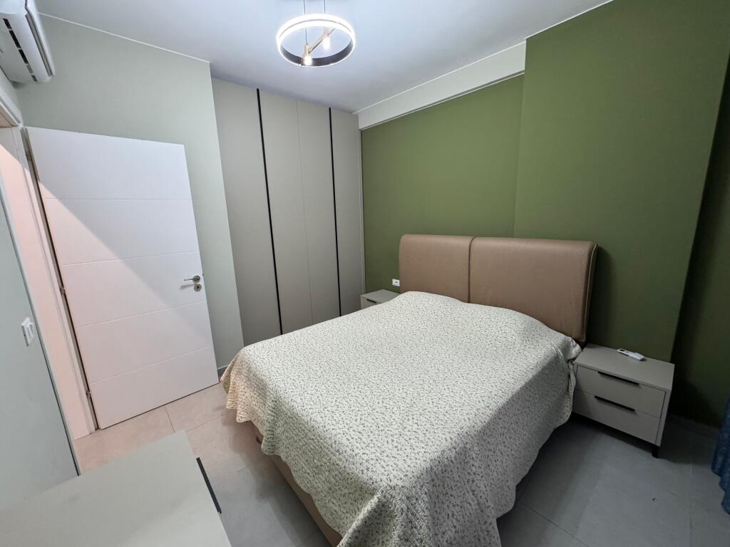 📣 SUPER APARTMENT 1+1 FOR RENT 📍 Green City Residence, Astir ✨  🏢 New and quality building 🛋️ Fully furnished by an architect, in a contemporary style  💶 Price: 550€ / month