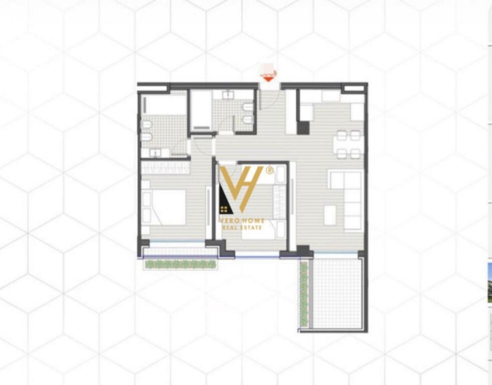 FOR SALE APARTMENT 2+1+BLK AT LALZI BAY, VARKA COMPLEX 205,140 EURO