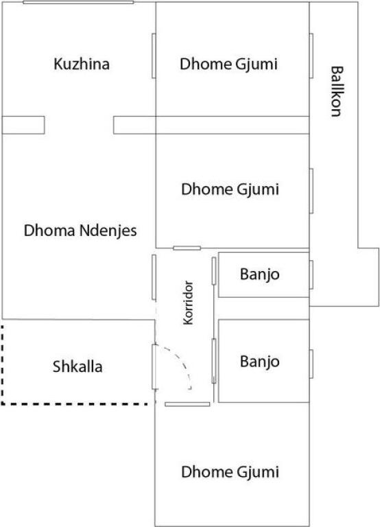 Apartment 3+2+1 for sale – 21 Dhjetori, Tirana