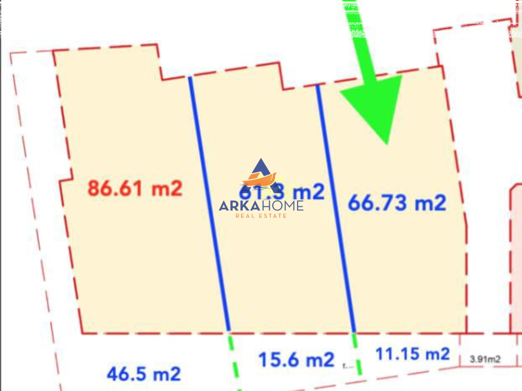 JEPET ME QERA NJESI KOMERCIALE 66.73M2 "PAZARI I RI" 1.000 EURO