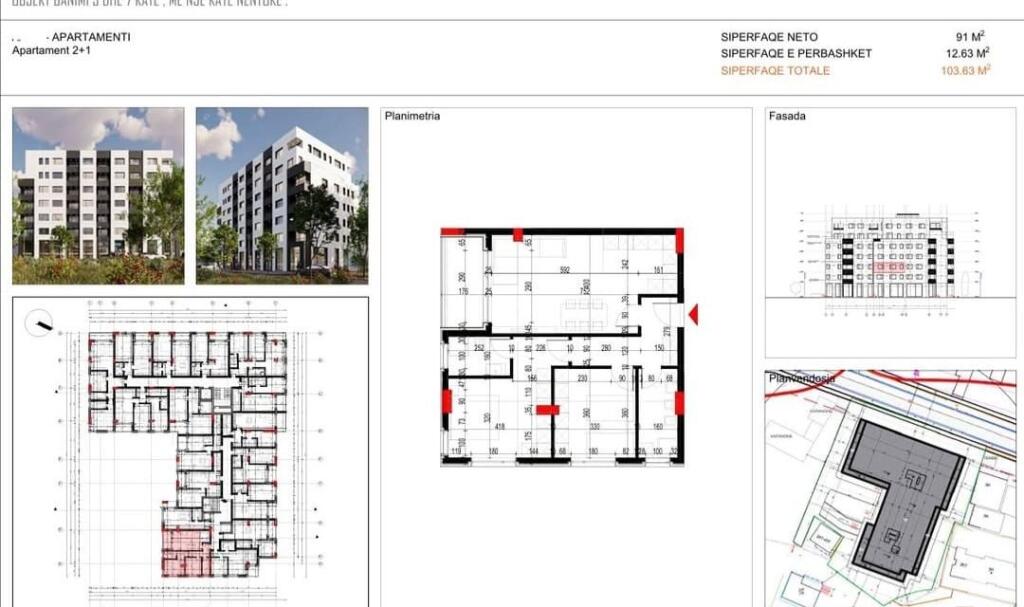 Appartamento 2+1 in vendita a Paskuqan in Platinium 2 Residence