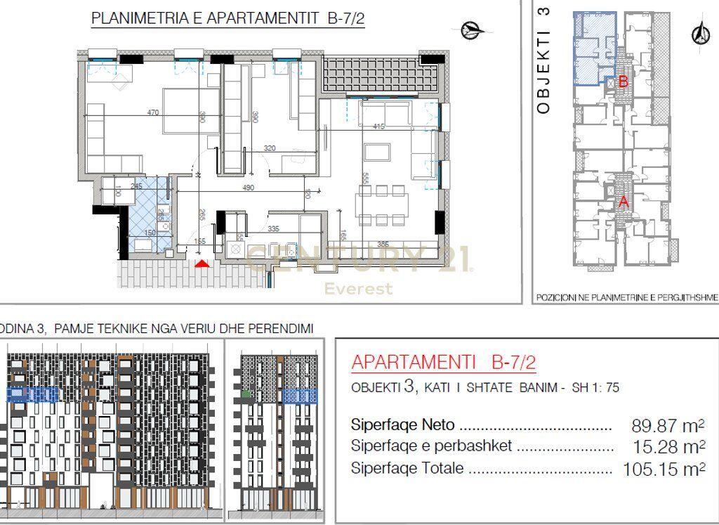 DON BOSKO, SELLING APARTMENT 2+1+2