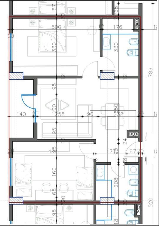 Apartments For Sale 2+1 In Kamez (ID B120653) Tirane