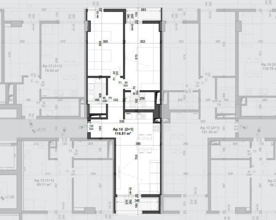 Apartment 2+1+2 for Sale - Aviation Field, Meis Garden