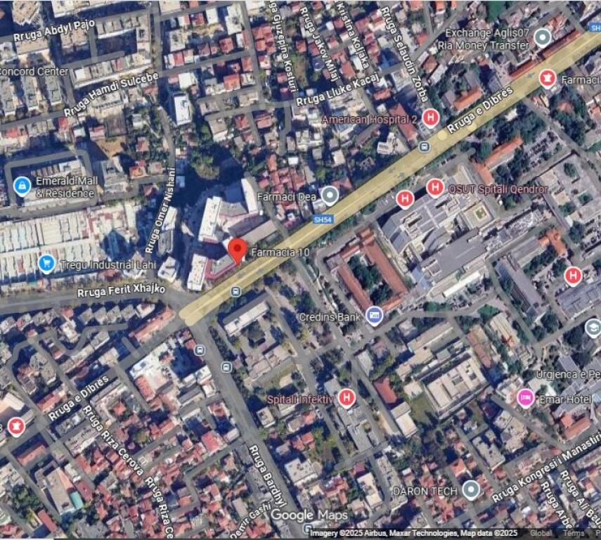 Shop for rent on the street side near Nene Tereza hospital, Tirana (ID 42711144)