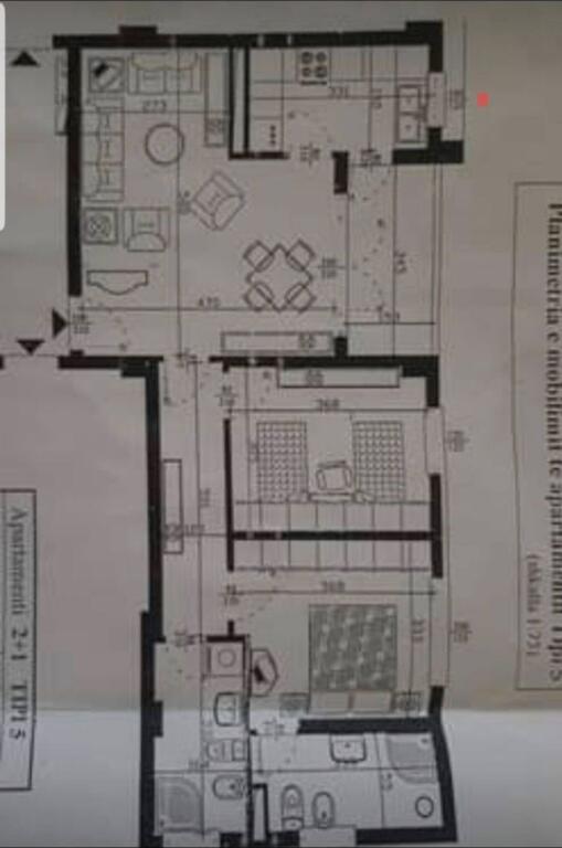 SHITET APARTAMENT 2+1 BLV.BAJRAM CURRI 1.800.000 LEKE
