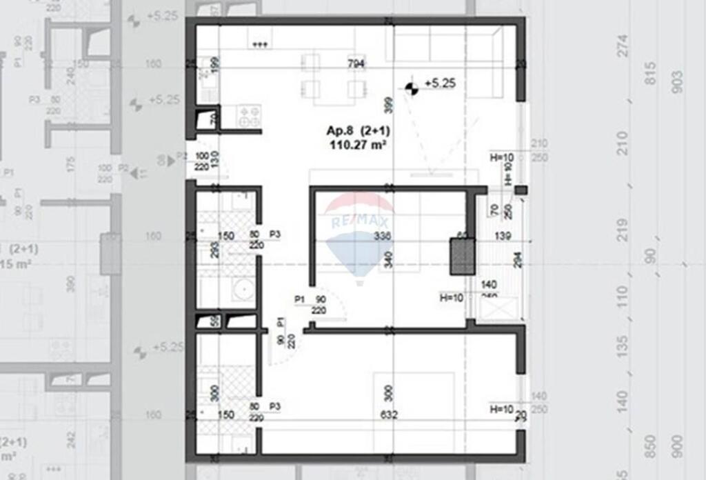 APARTMENT 2+1+2 WITH PARKING SPACE - AVIATION FIELD