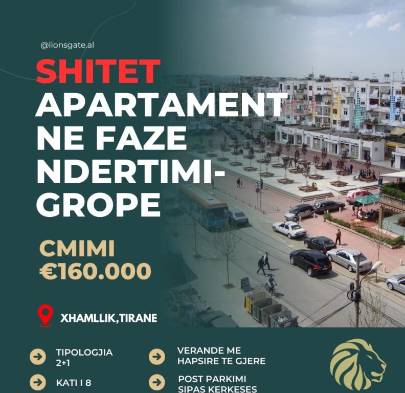 apartament per shitje ne faze grope