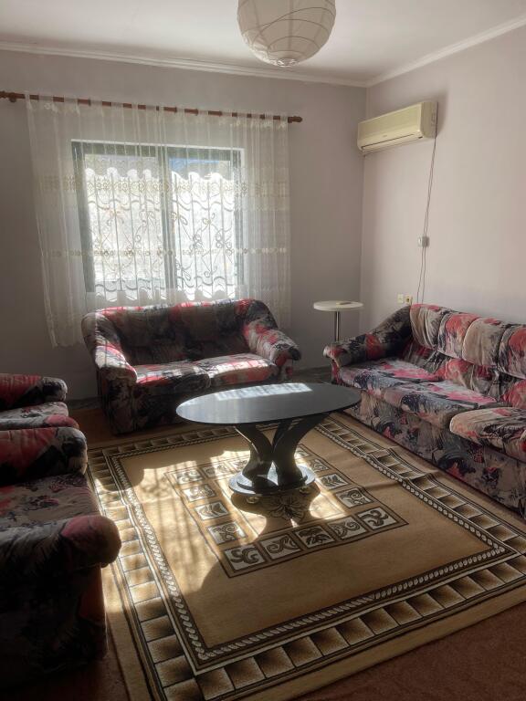 🏡Private house for rent in Astir.  🔹️Arranged in: 🔸️2 bedrooms 🔹️kitchen 🔸️living room 🔹️bathroom 🔸️balcony 🔹️yard for parking🔹️Address: Fejzi Hizmo Street, New Ring, opposite Marinaj hotel!