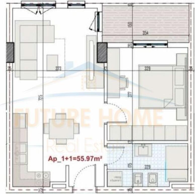 For sale, Apartment 1+1, Ringside Residences, Paskuqan