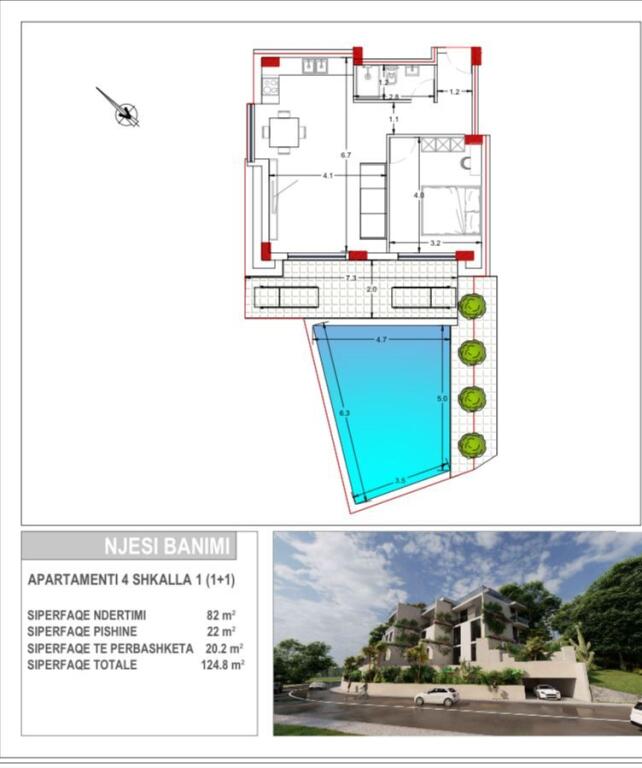 Apartment for sale 1+1/Row
