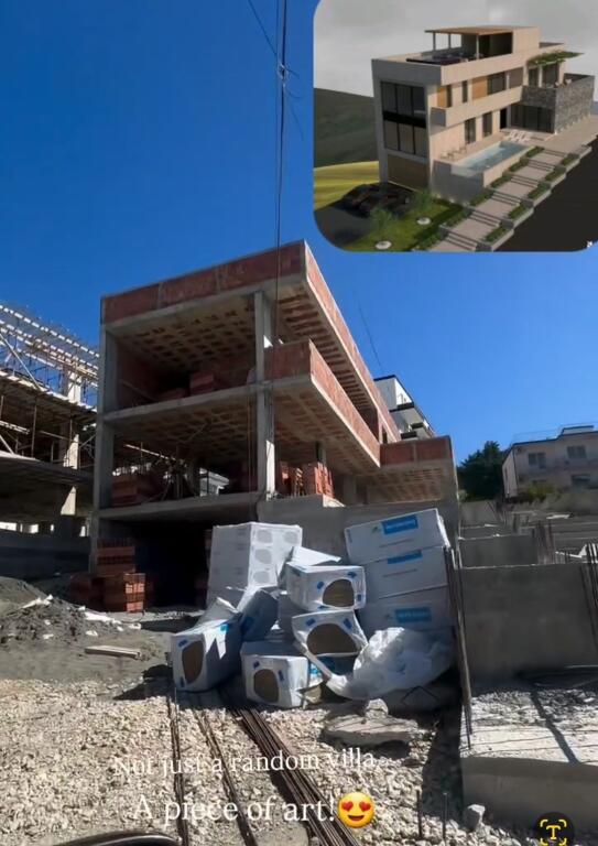 Golem.Ville di lusso in vendita con vista mare, sulla collina di Golem, zona strutturata con residenze di ville di lusso