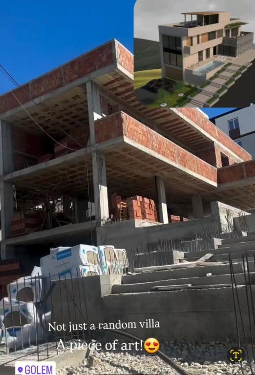 Golem.Ville di lusso in vendita con vista mare, sulla collina di Golem, zona strutturata con residenze di ville di lusso