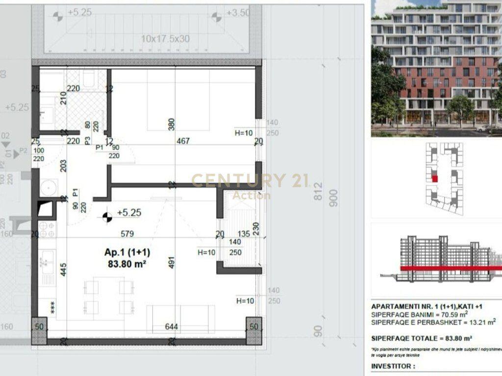 Vendiamo appartamento 1+1 Meis Garden Residence! ex campo di aviazione