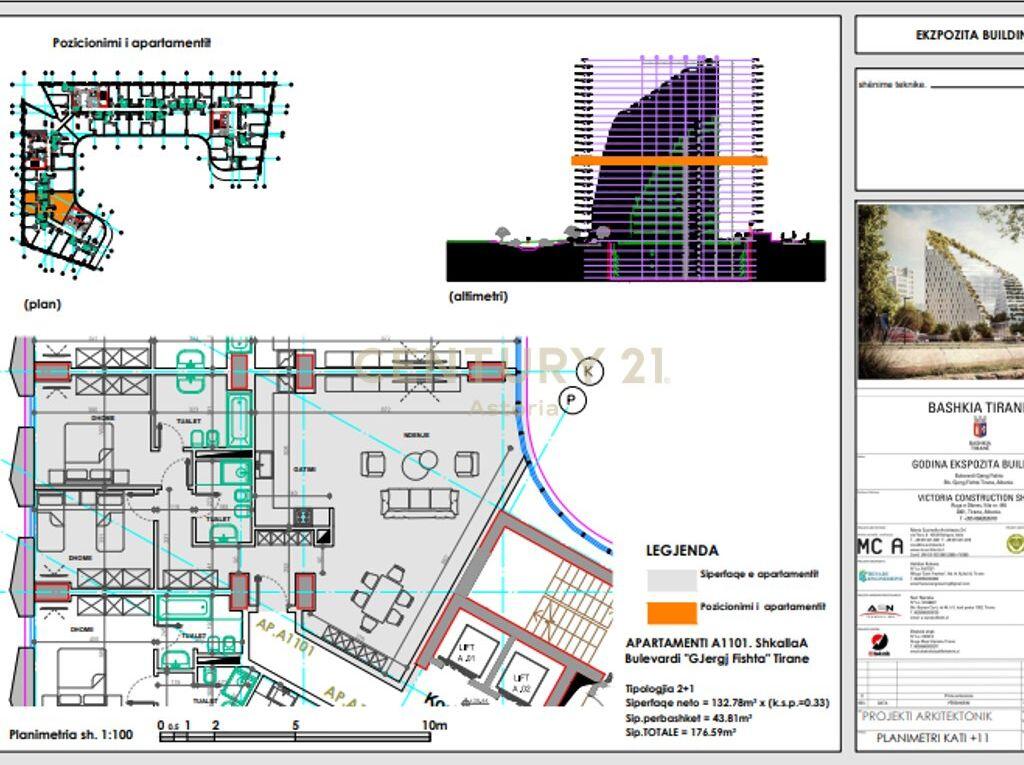 Appartamento 2+1+2+posto auto in vendita presso "Ekspozita Building" 653,380 €