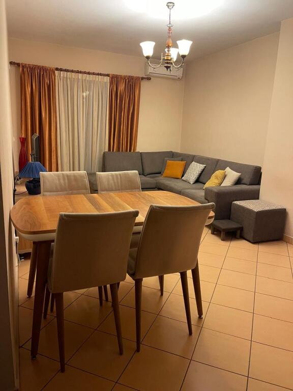 Near the Arrow Palace, Bajram Curri Boulevard, a 1+1 furnished apartment is for rent. 50,000 Leke
