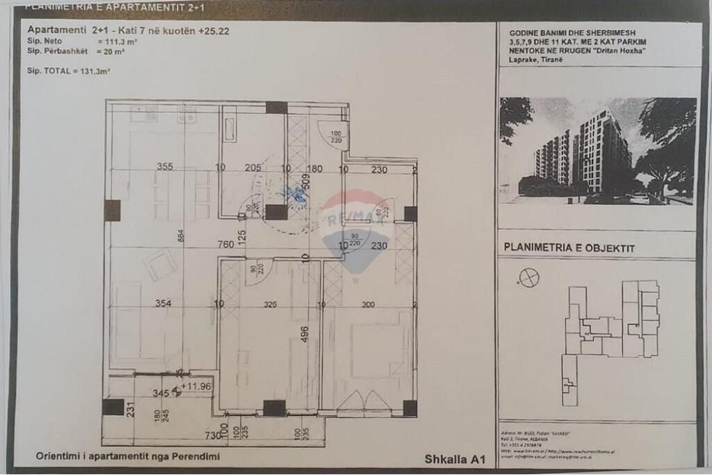 Apartment 2+1 for sale, Aura Residence!