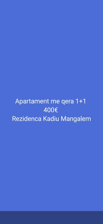 Jepet me qera apartament 1+1, Ali Demi, Kompleksi Mangalem 21 | Kadiu
