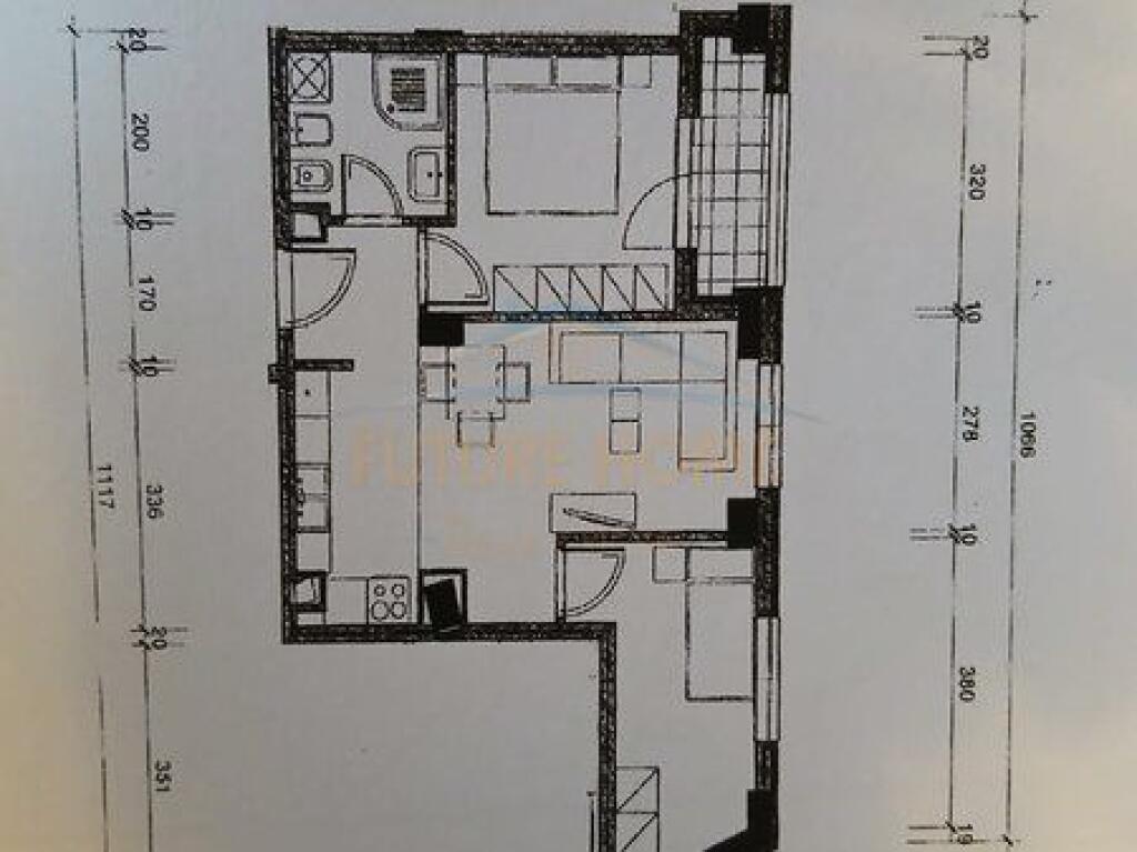 Shitet, Apartament 2+1, Kompleksi Magnet, Rruga Ndre Mjeda, Tirane.