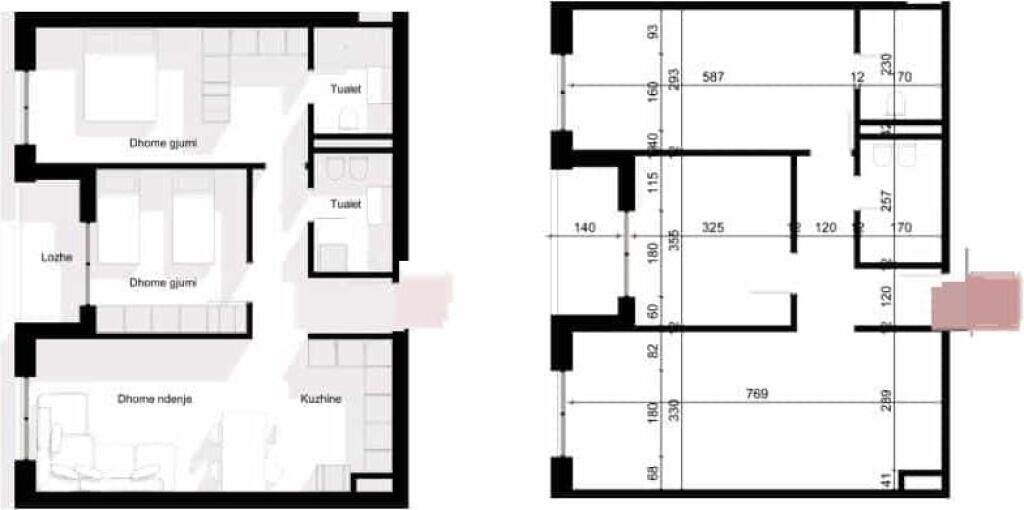 Apartment for sale 2+1 in Paskuqan (ID B120740) Tirana