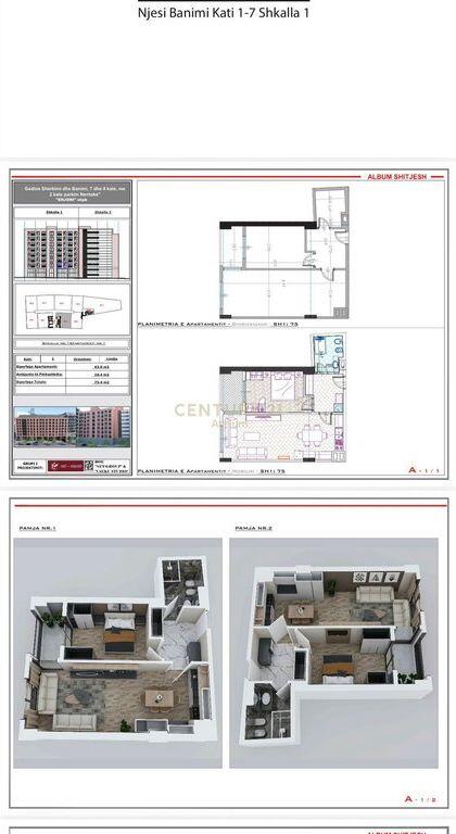 🏙️ Shitet Apartament 1+1 – “Urban Homes”, Bulevardi i Ri