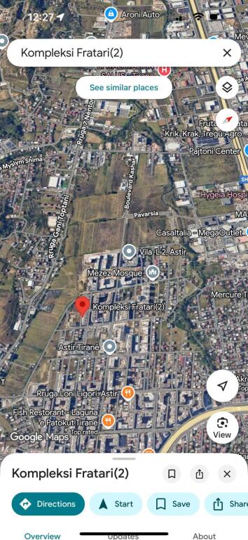 JEPET APARTAMENT 2+1 ME QIRA, PRANE KOMPLEKSIT FRATARI ASTIR