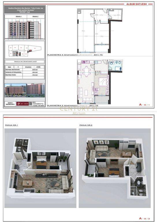 🏢 Shitet Apartament 1+1 – “Urban Homes”, Bulevardi i Ri