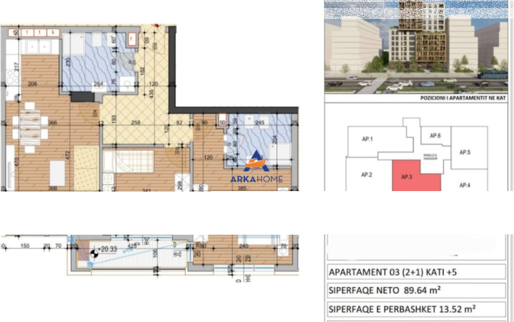 FOR SALE APARTMENT 2+1+BALCONY "DRITAN HOXHA STREET, LAPRAKE" 185,688 EURO