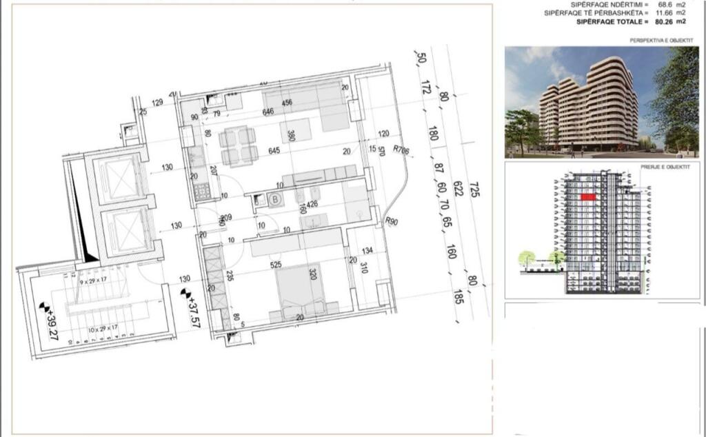 🏢 Appartamento 1+1 in Vendita – Corner Residence, Viale Gjergj Fishta, Tirana 🌟