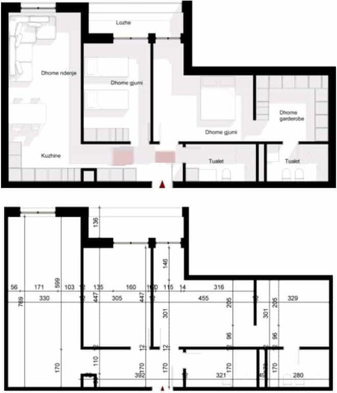 Apartment for sale 2+1 in Paskuqan (ID B120743) Tirana