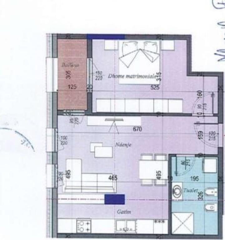 Apartment 1+1 for Sale Former Customs at Tirana Entry (ID 41111178)