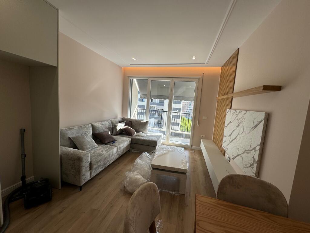 For rent 1 +1 Apartment Furnished and uninhabited  Address: Don Bosko Trio Tower  Residence  Floor 6  Price 550 thousand lek