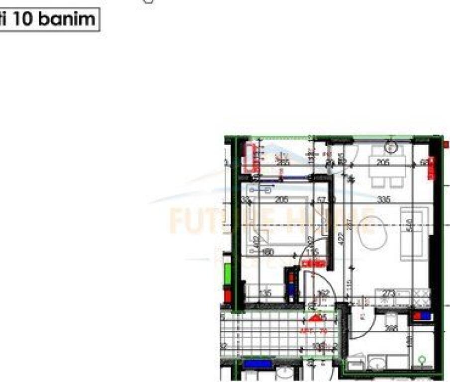 Apartment 1+1 for sale, Kavaja Street