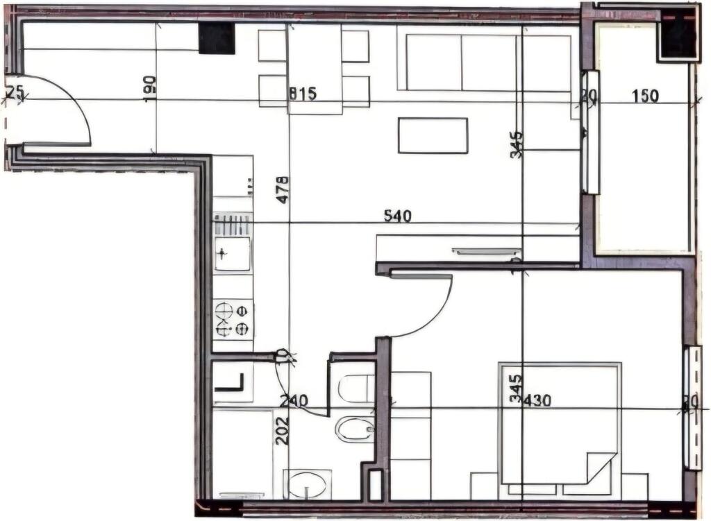 Shitet apartament 1+1, Kompleksi Aluna, Paskuqan