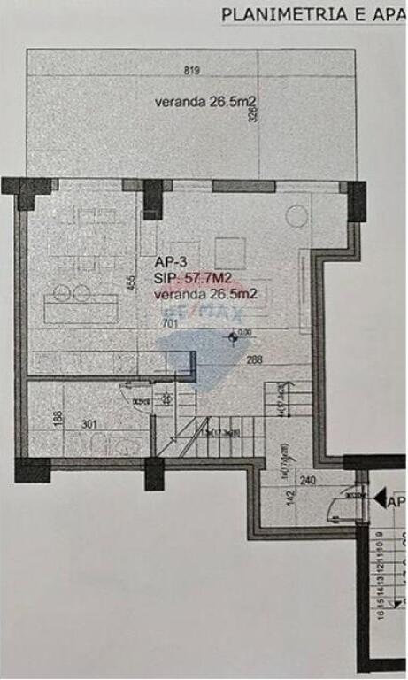 Apartament 2+1 ne shitje ne Rr. Faik Konica!!