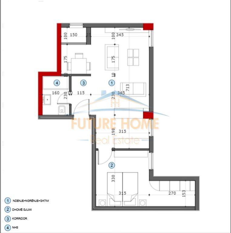 Shitet, Apartament 1+1, Ali Demi, Tiranë.