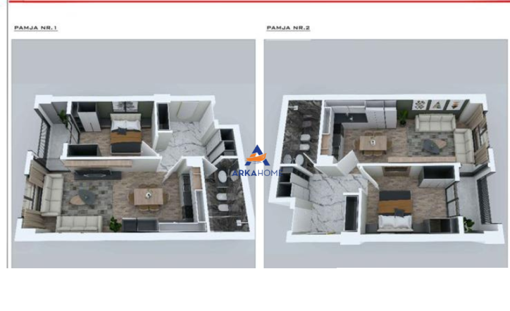 SHITET APARTAMENT 1+1+BALLKON (+4 apartamente te tjera me te njejtat parametra) 144.000 EURO