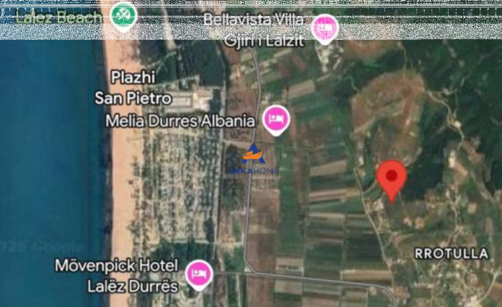 SHITET TOKË NË BREGDET 8,058 M² "GJIRI I LALËZIT, HAMALLAJ" 830,000 EURO