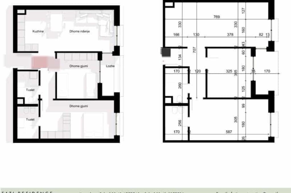 Apartament ne shitje 2+1 ne Paskuqan (ID B120745) Tirane