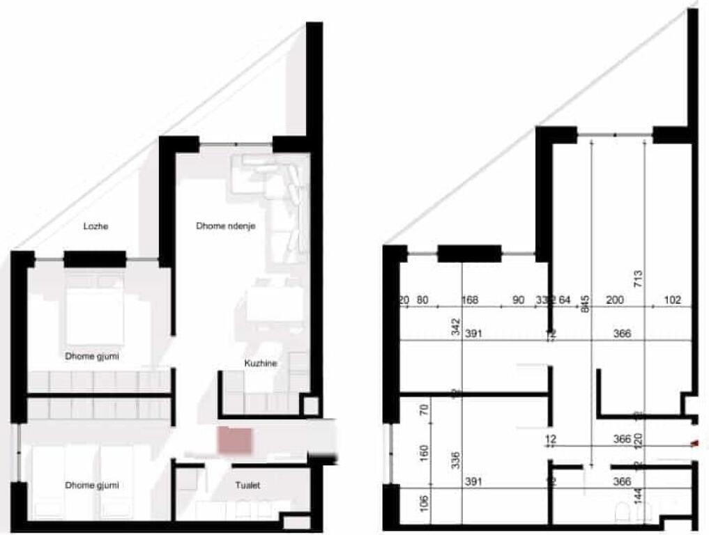 Appartamento in vendita 2+1 a Paskuqan (ID B120747) Tirana
